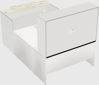 Modular reception desk