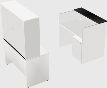 Modular reception desk
