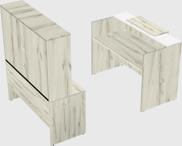 Modular reception desk