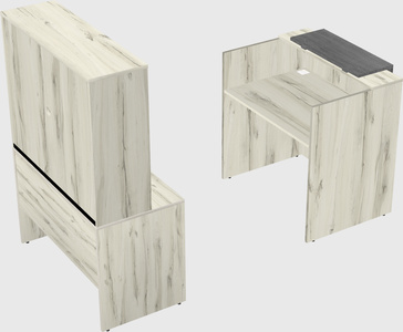 Modular reception desk