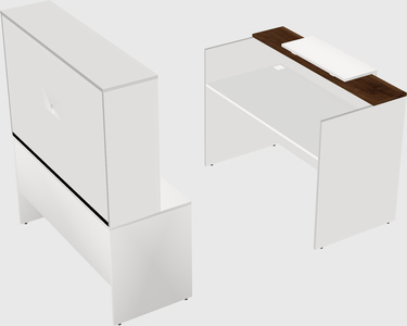Modular reception desk