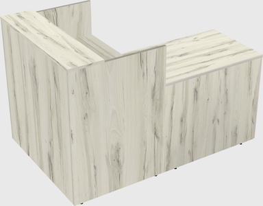 L-shaped modular reception