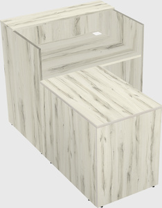 L-shaped modular reception