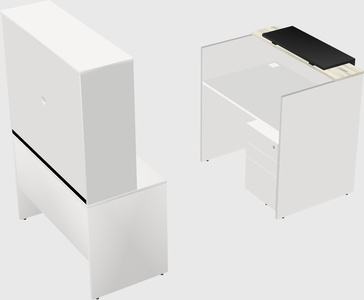 Modular reception desk