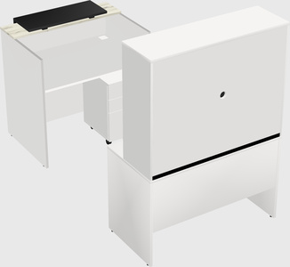 Modular reception desk
