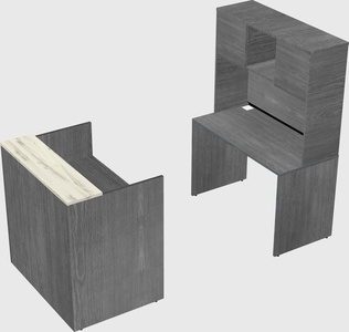 Modular reception desk