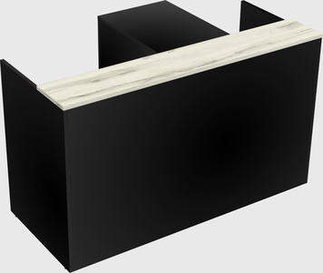 L-shaped modular reception