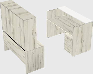 Modular reception desk