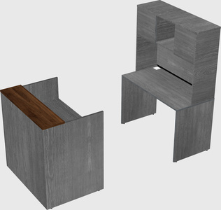 Modular reception desk