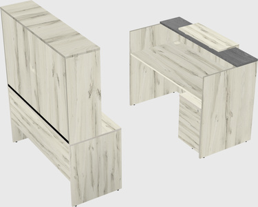 Modular reception desk