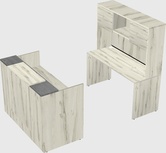Modular reception desk