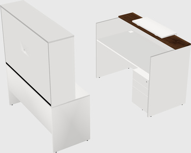 Modular reception desk