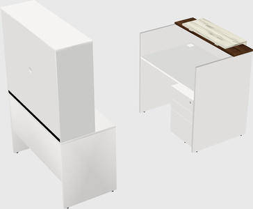 Modular reception desk