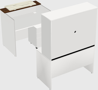 Modular reception desk