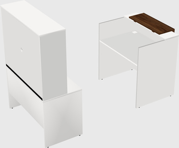Modular reception desk