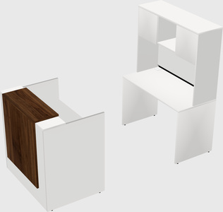 Modular reception desk