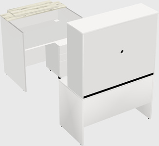 Modular reception desk