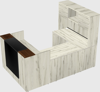 Modular reception desk
