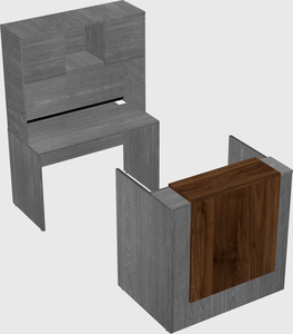 Modular reception desk