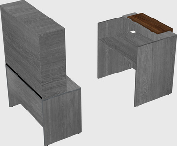 Modular reception desk