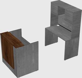 Modular reception desk