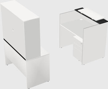 Modular reception desk