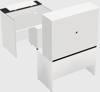 Modular reception desk