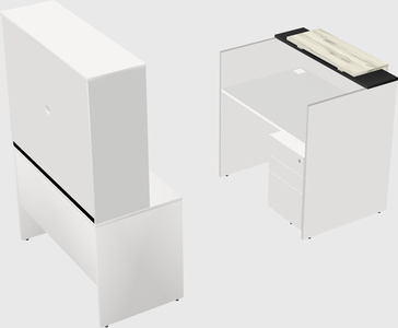 Modular reception desk