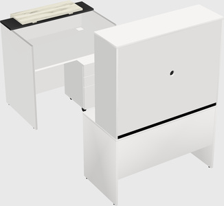 Modular reception desk