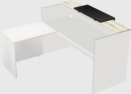 L-shaped modular reception