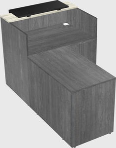 L-shaped modular reception