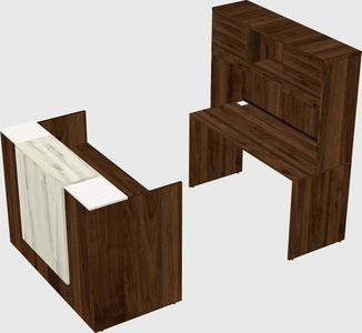 Modular reception desk