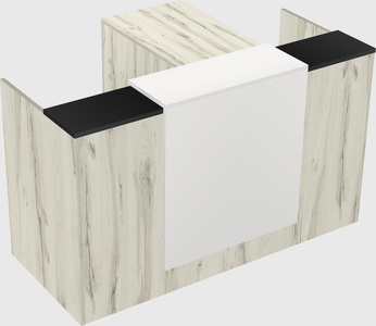 L-shaped modular reception