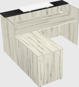 L-shaped modular reception