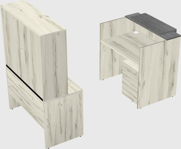 Modular reception desk