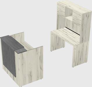 Modular reception desk