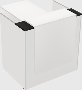 L-shaped modular reception
