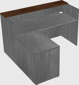 L-shaped modular reception