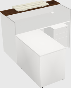 L-shaped modular reception