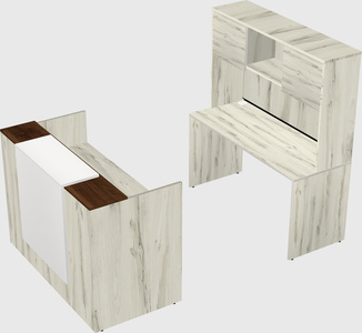 Modular reception desk