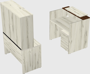 Modular reception desk