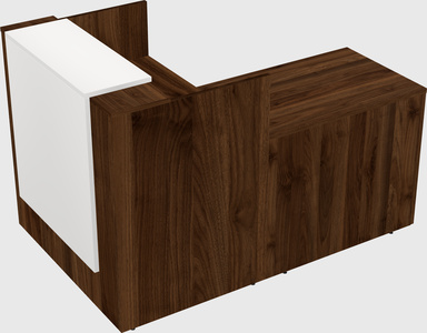 L-shaped modular reception