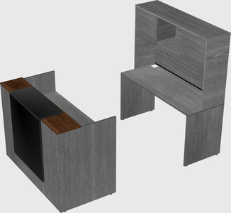 Modular reception desk