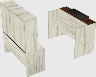 Modular reception desk