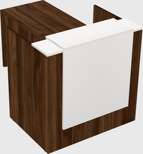 L-shaped modular reception