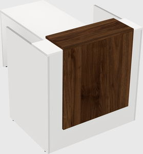 L-shaped modular reception