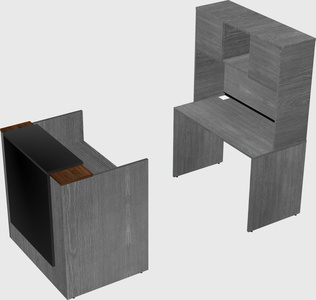 Modular reception desk