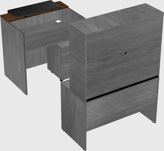 Modular reception desk