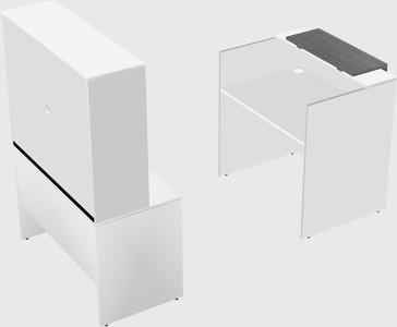 Modular reception desk