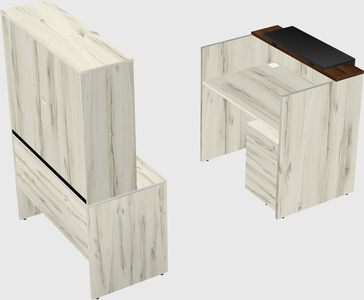 Modular reception desk
